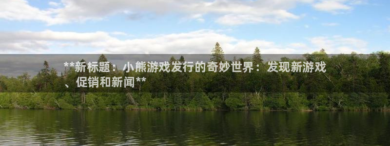 新城平台：**新标题：小熊游戏发行的奇妙世界：发现新游戏
、促销和新闻**